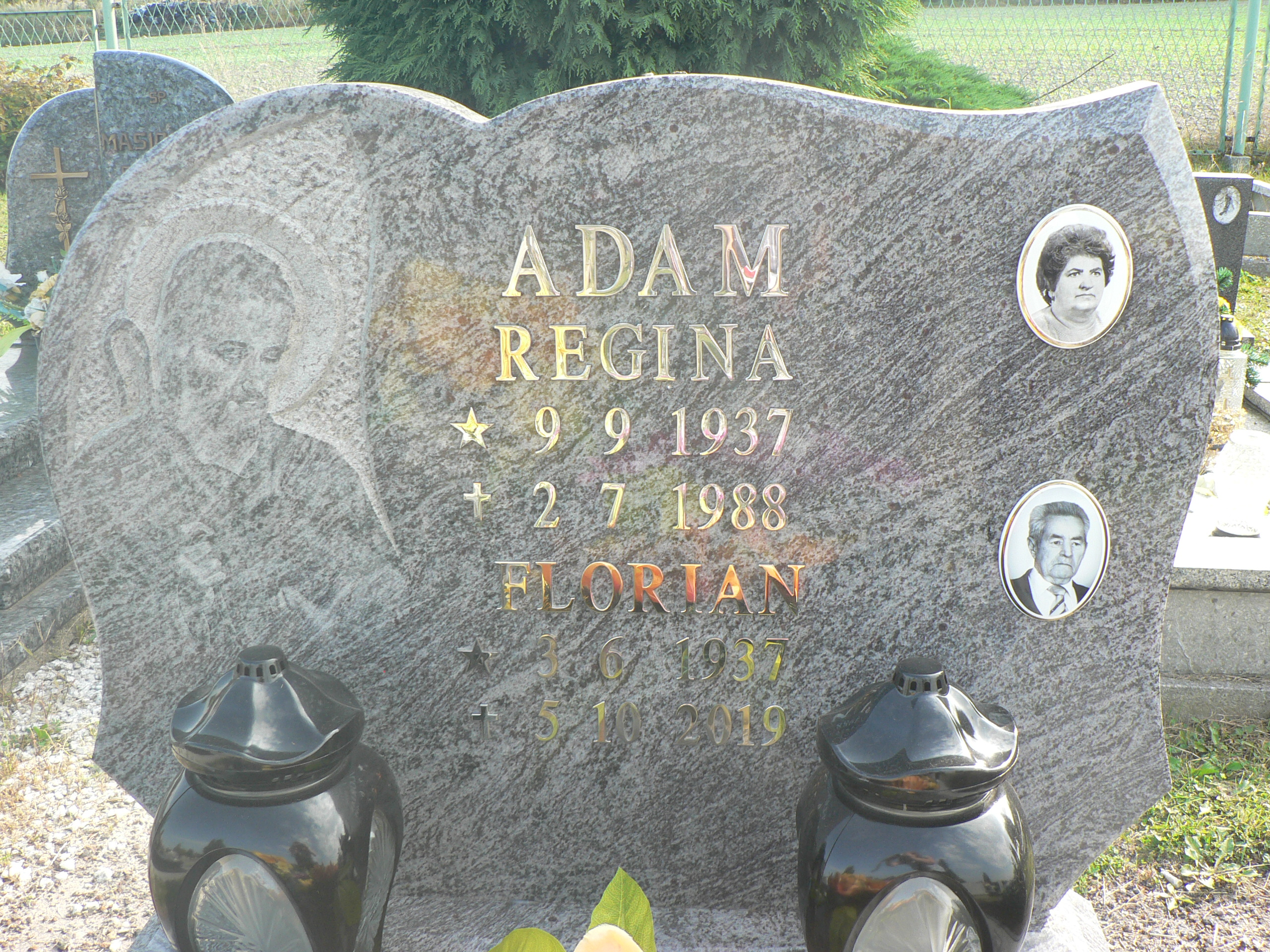 Regina Adam 1937 Łaziska Górne - Grobonet - Wyszukiwarka osób pochowanych