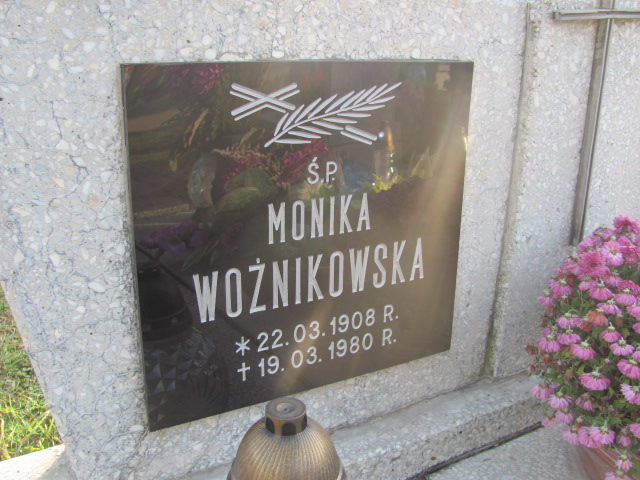 Anna Woźnikowska 1912 Łaziska Górne - Grobonet - Wyszukiwarka osób pochowanych