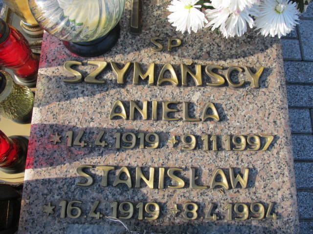 Aniela Szymańska 1919 Łaziska Górne - Grobonet - Wyszukiwarka osób pochowanych