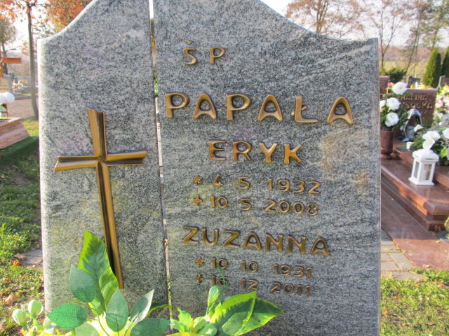 Zuzanna Papała  1931 Łaziska Górne - Grobonet - Wyszukiwarka osób pochowanych