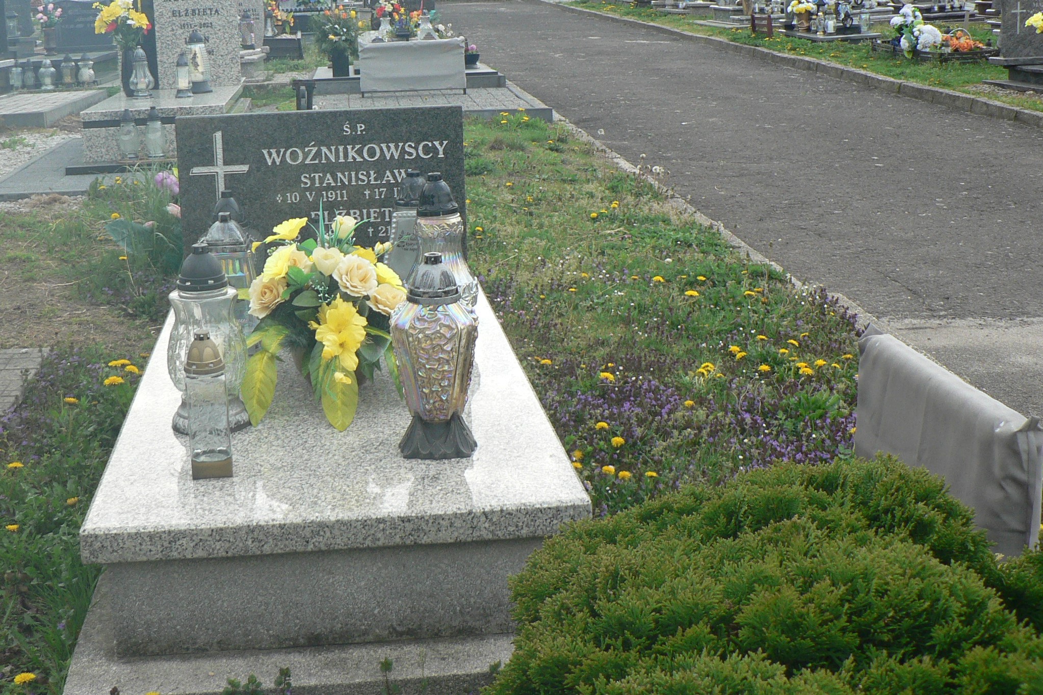 Grób Stanisław Woźnikowski