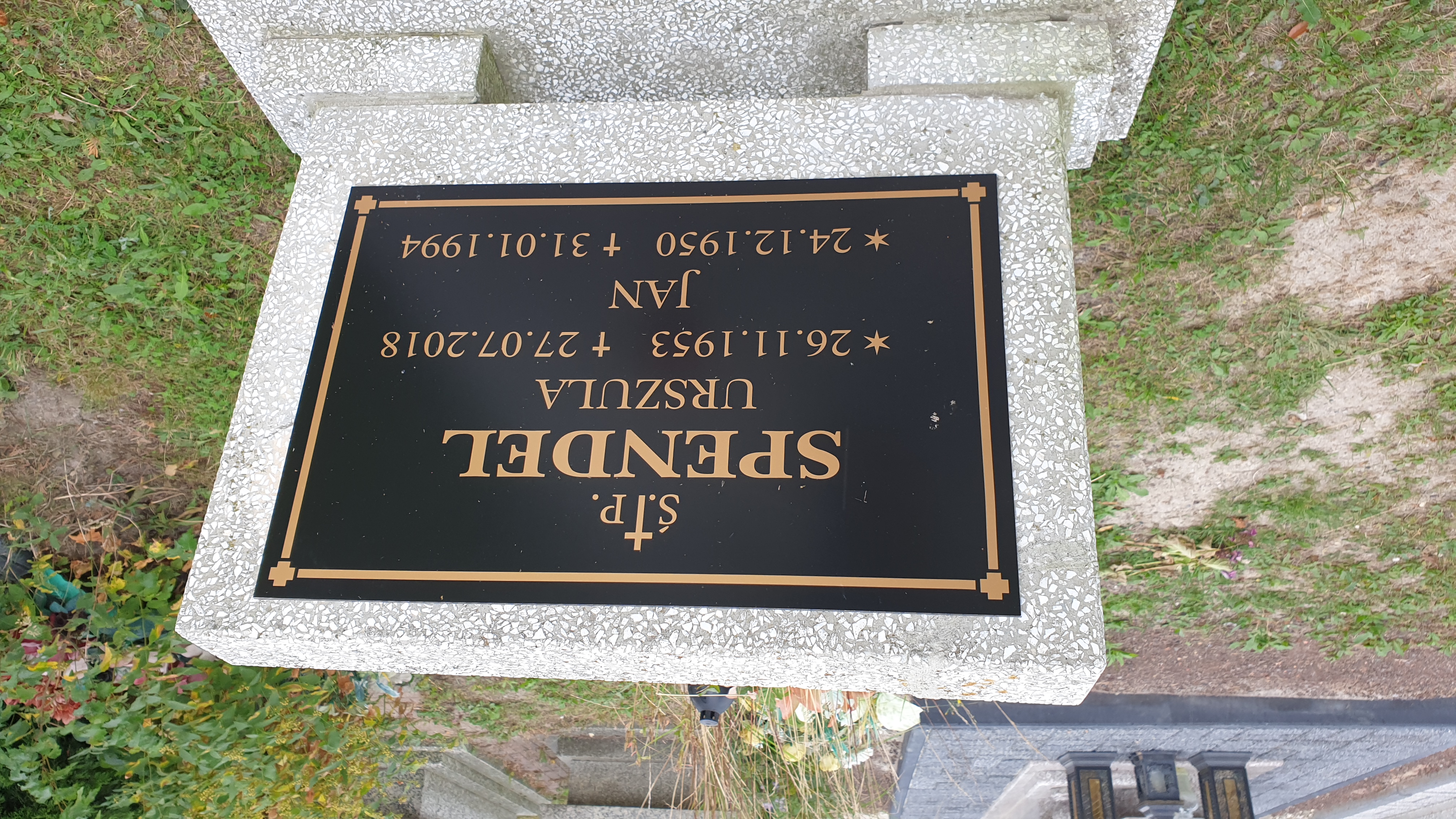 Jan Spendel 1950 Łaziska Górne - Grobonet - Wyszukiwarka osób pochowanych