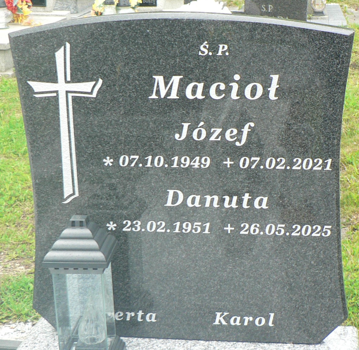 Danuta Macioł 1951 Łaziska Górne - Grobonet - Wyszukiwarka osób pochowanych