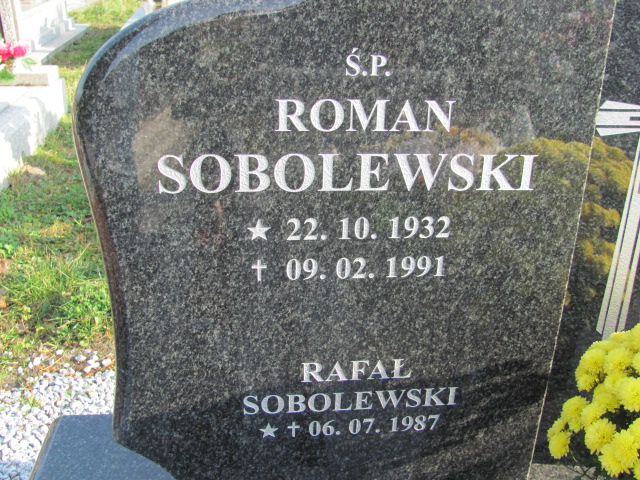Rafał Sobolewski 1987 Łaziska Górne - Grobonet - Wyszukiwarka osób pochowanych