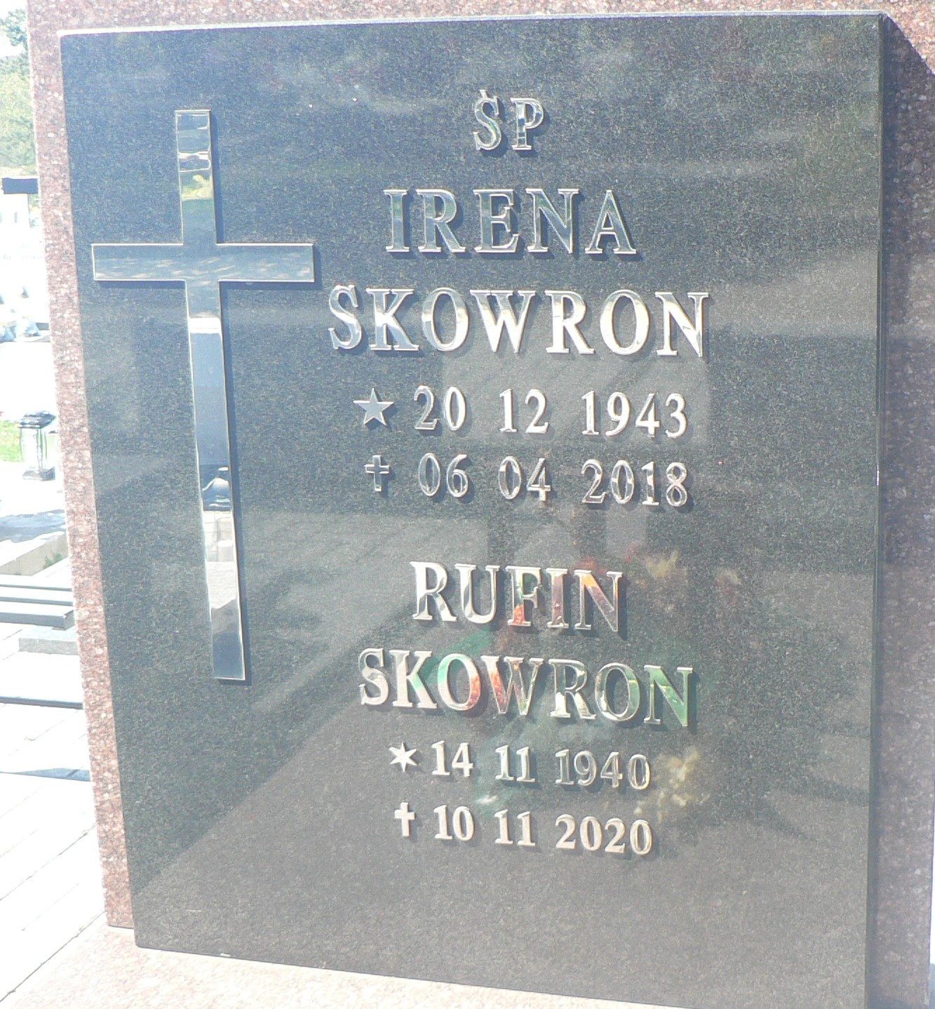 Irena Skowron 1943 Łaziska Górne - Grobonet - Wyszukiwarka osób pochowanych