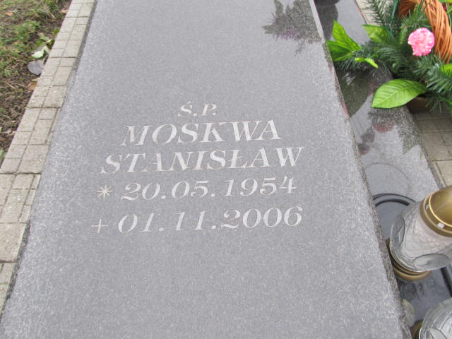 Stanisław Moskwa 1954 Łaziska Górne - Grobonet - Wyszukiwarka osób pochowanych